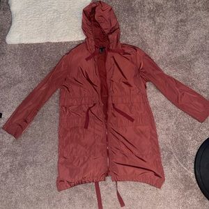 Oversized rain jacket